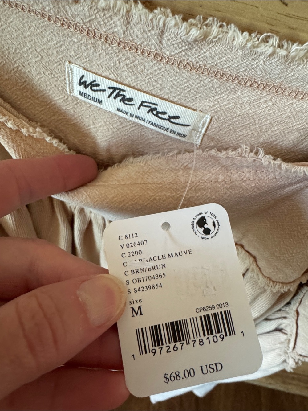 Free People Women's Blush Sleeveless Babydoll Tank Top - Picture 3 of 4